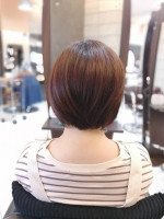 & again HAIR DESIGN 緑橋 ショートボブのお客様ヘア