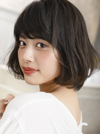 ふんわりワンカール 前上がりボブ No 595 Minx 青山店のヘアスタイル ヘアログ