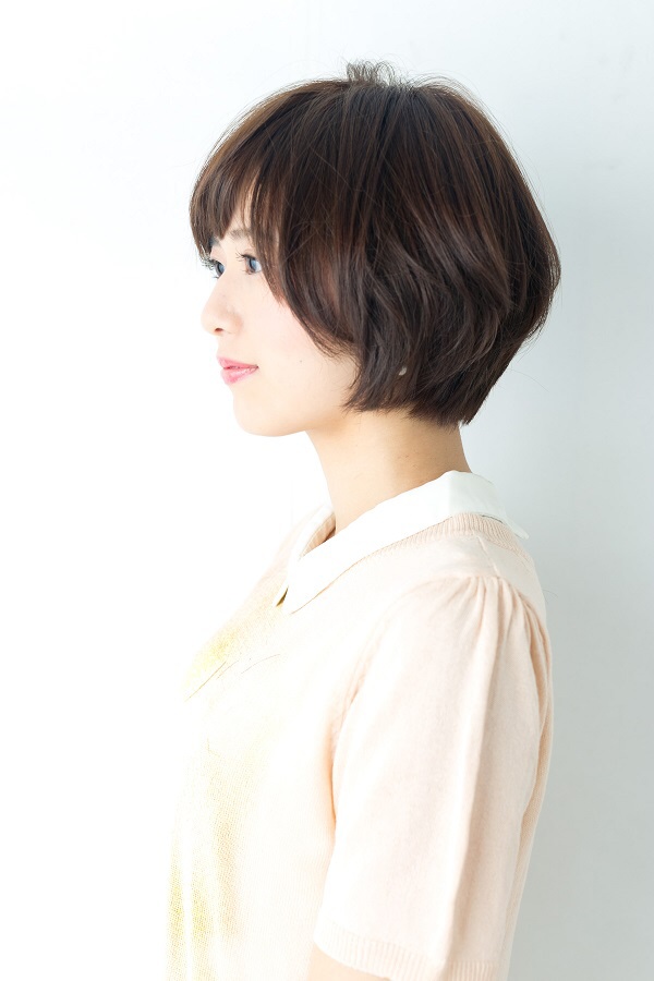 大人可愛いショートボブ Apis Beauty And Cureのヘアスタイル ヘアログ