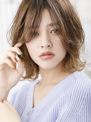 ウェービーボブ Minx 原宿店 ミンクス のヘアスタイル ヘアログ