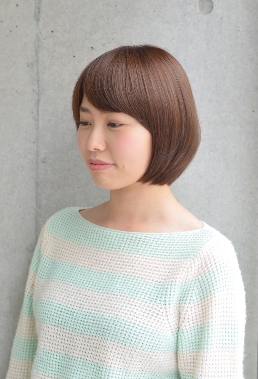 Presence Brains 長澤まさみ風 ショートボブ Presence Brains 下北沢のヘアスタイル ヘアログ