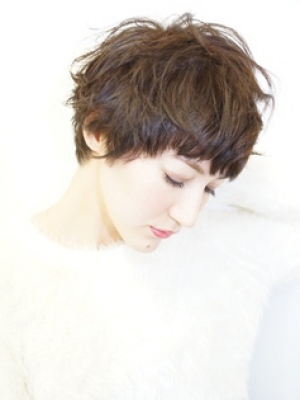 ニュアンスパーマのショートボブ ２０１５ Gokan Omotesandoのヘアスタイル ヘアログ