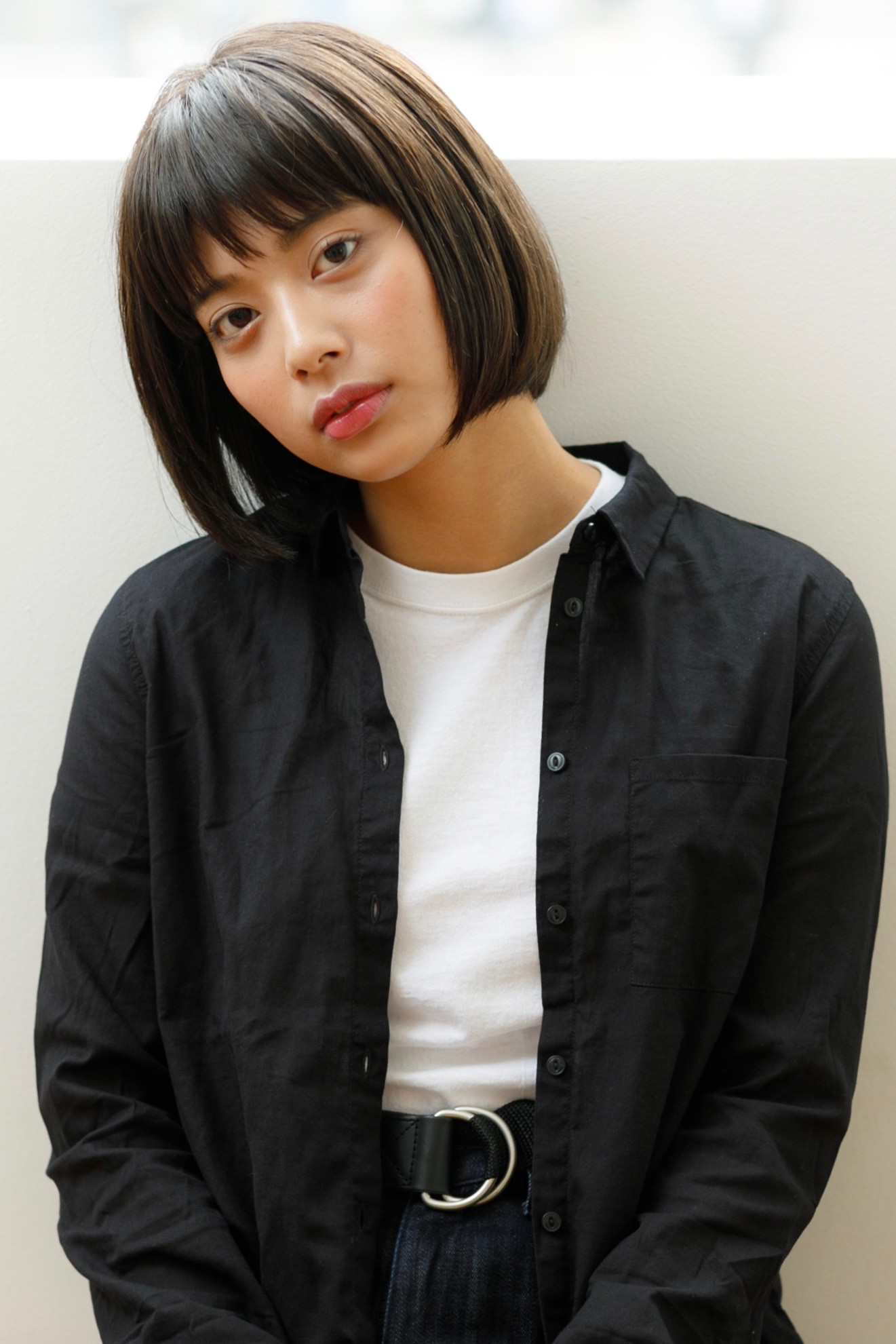 厚めバング ストレートボブ No 151 Clanのヘアスタイル ヘアログ