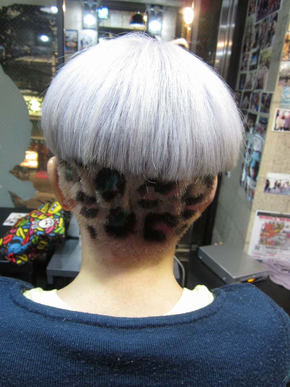 Gドラゴンヘアスタイル 刈り上げ豹柄 Trick Storeのヘアスタイル ヘアログ