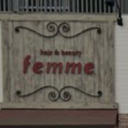 寒河江駅にあるfemme