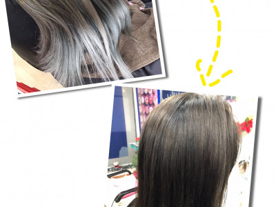 HairSalonPino - #弱酸性トリートメントカラー　ノンダメージでカラーのトーンダウン　艷やかな仕上りが特徴です