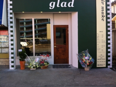 hair make glad - 外観の写真です。