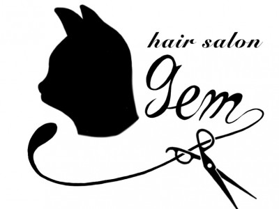 hairsalon gem - お店のロゴ