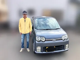 事例③：車検切れのダイハツ ムーヴ 30,000円。前からの画像。