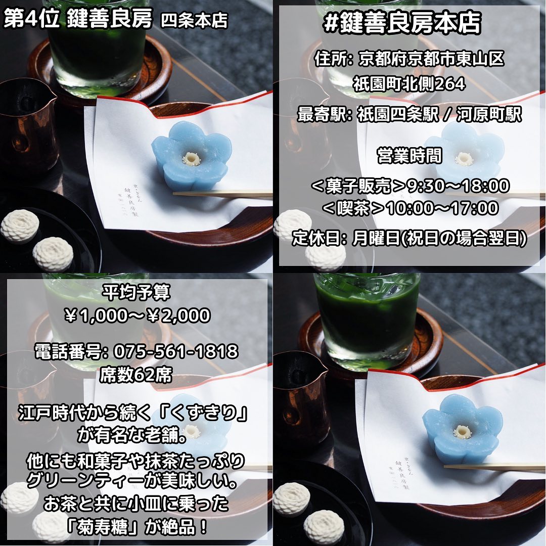 鍵善良房 四条本店