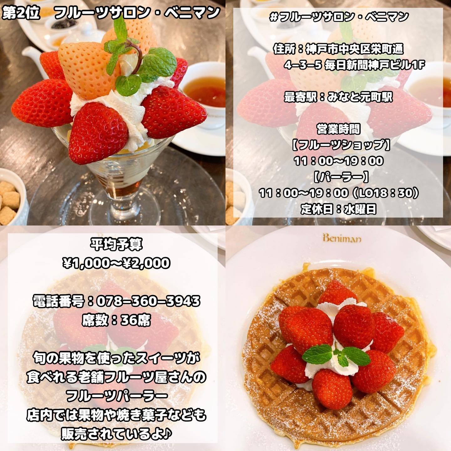 フルーツショップ フルーツパーラー ベニマン