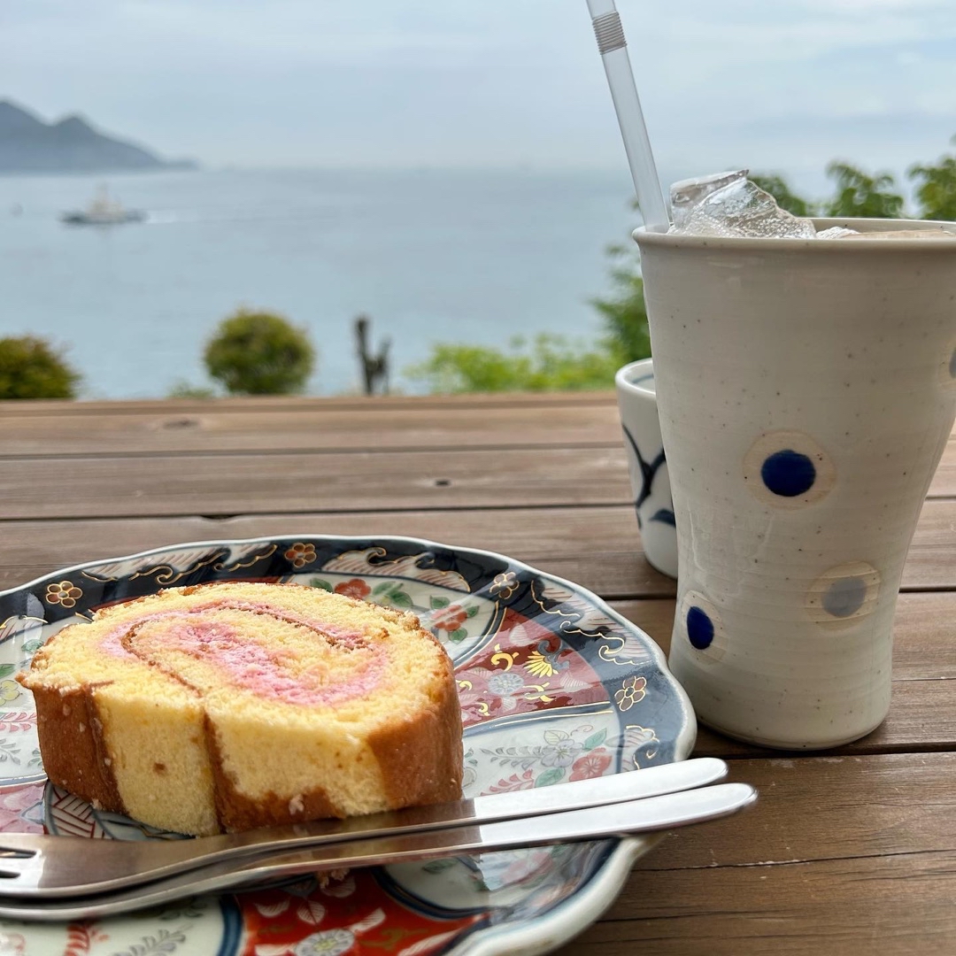 海の見えるカフェ