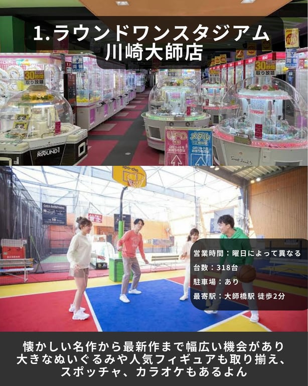 ラウンドワンスタジアム 川崎大師店