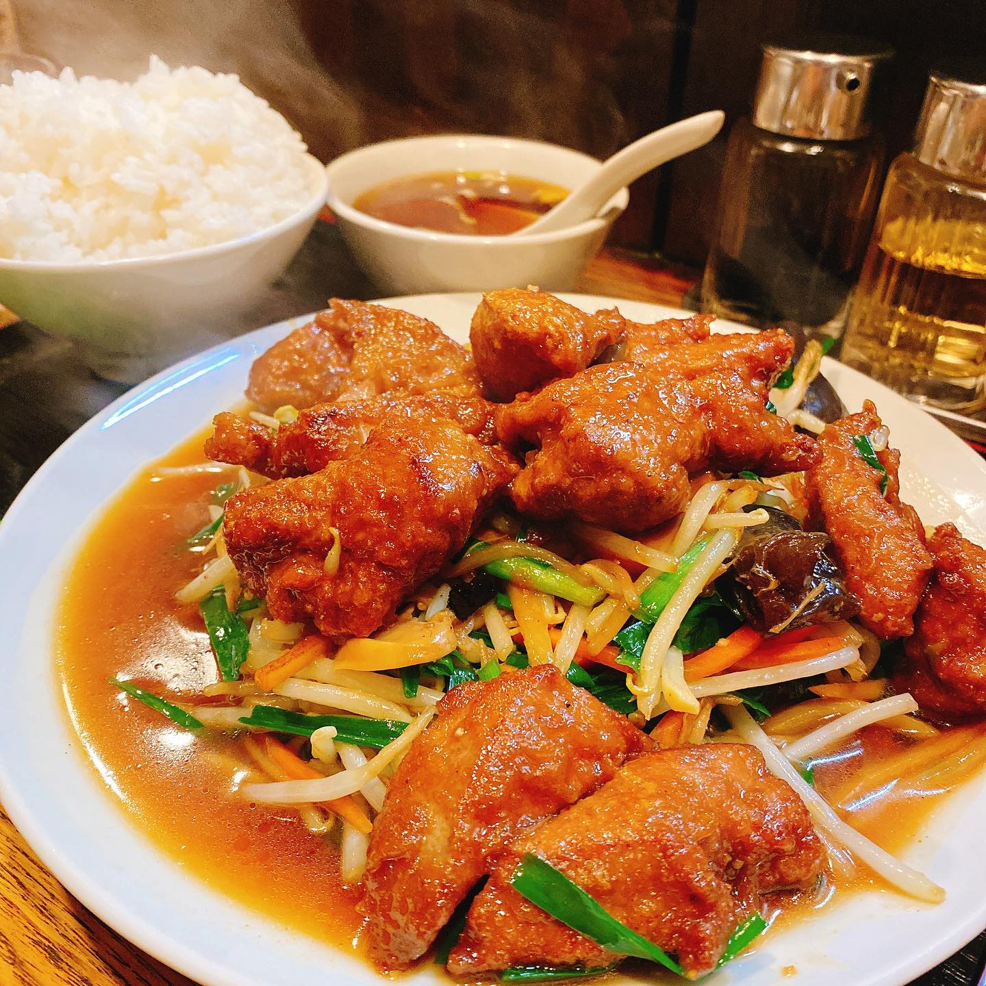 レバニラ定食 KEI楽