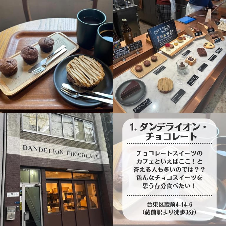 ダンデライオン・チョコレート ファクトリー&カフェ蔵前