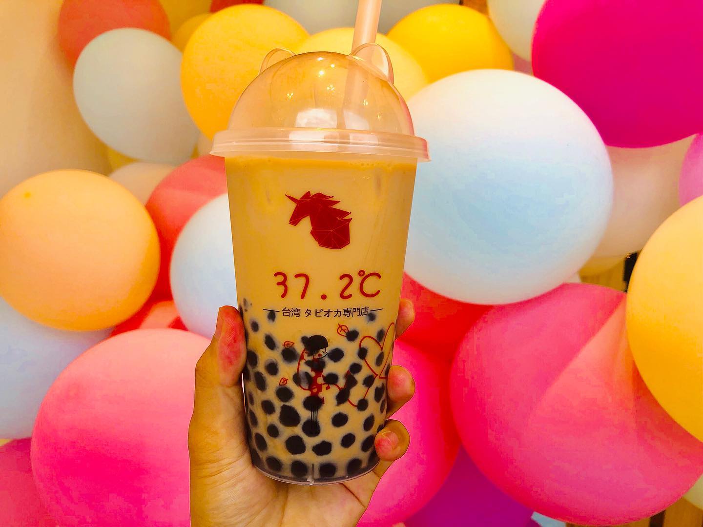 台湾タピオカ専門店37.2℃