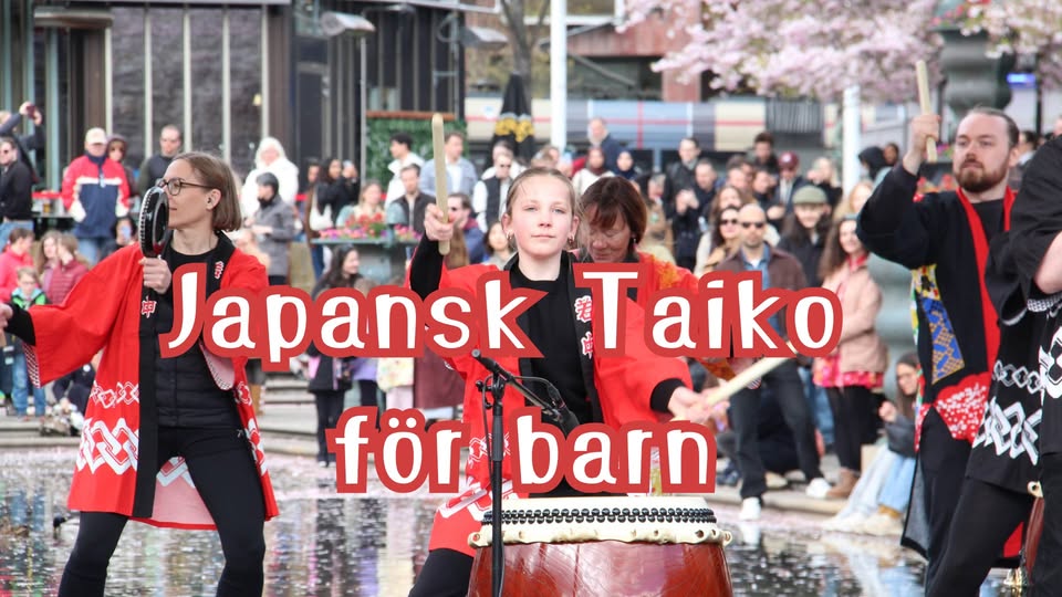 Workshop: Taiko för barn – Prova på japanskt trumspel!