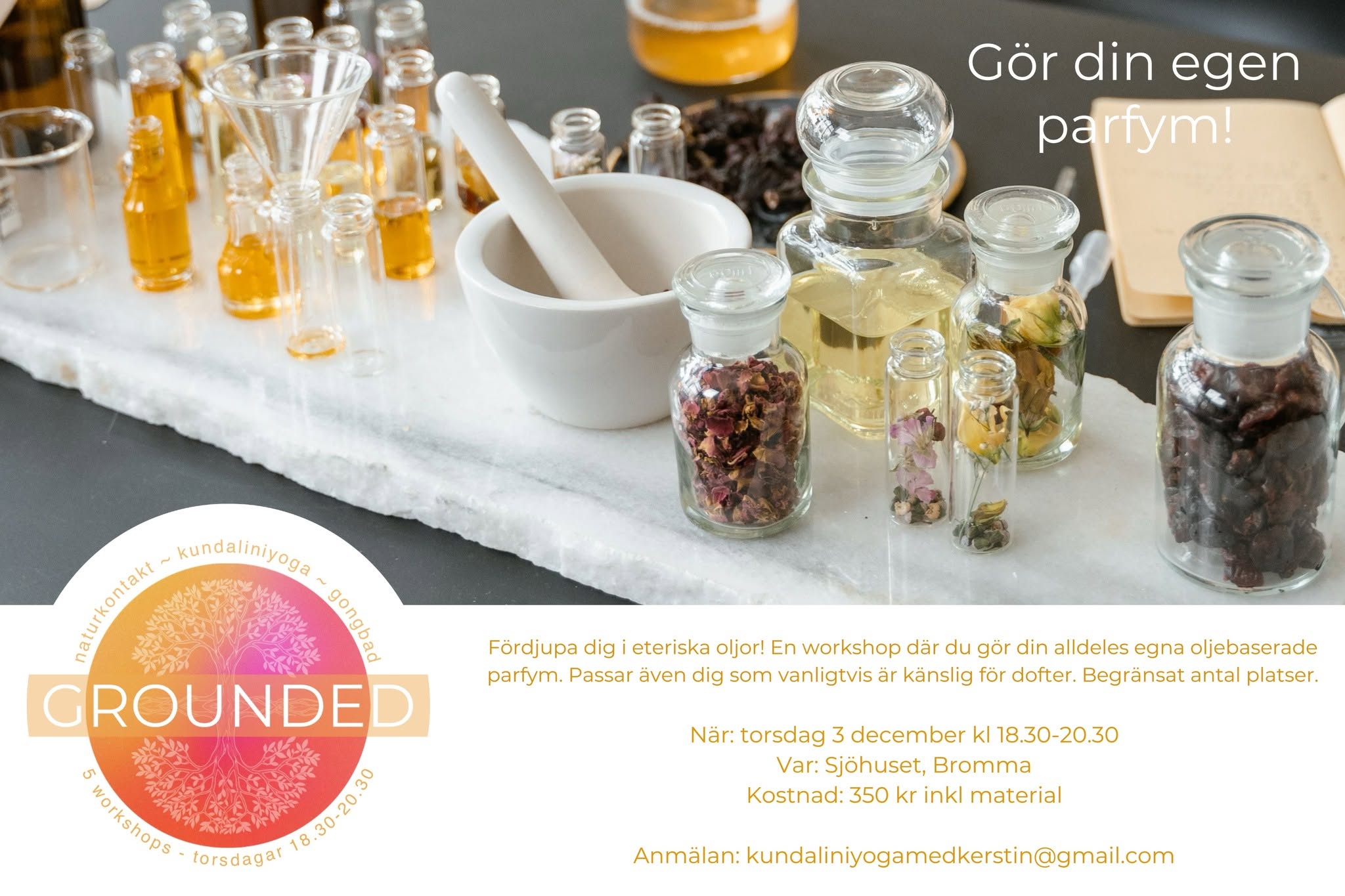 Workshop: gör oljebaserad parfym