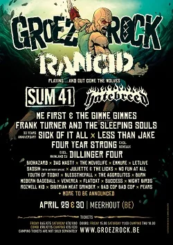 30.04.2016 - Groezrock 2016 u.a. mit No Use For a Name / Dag Nasty - Belgien Meerhout (Tag 2)