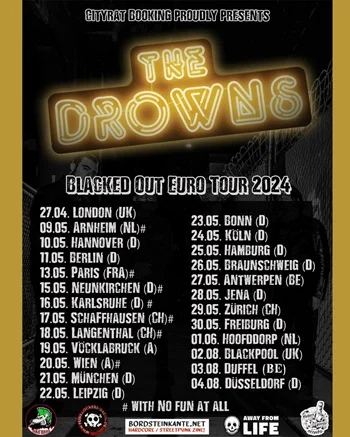 The Drowns: Ausgedehnt auf Tour