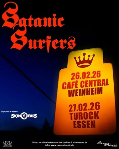 Satanic Surfers: Zwei neue Live-Daten im Februar