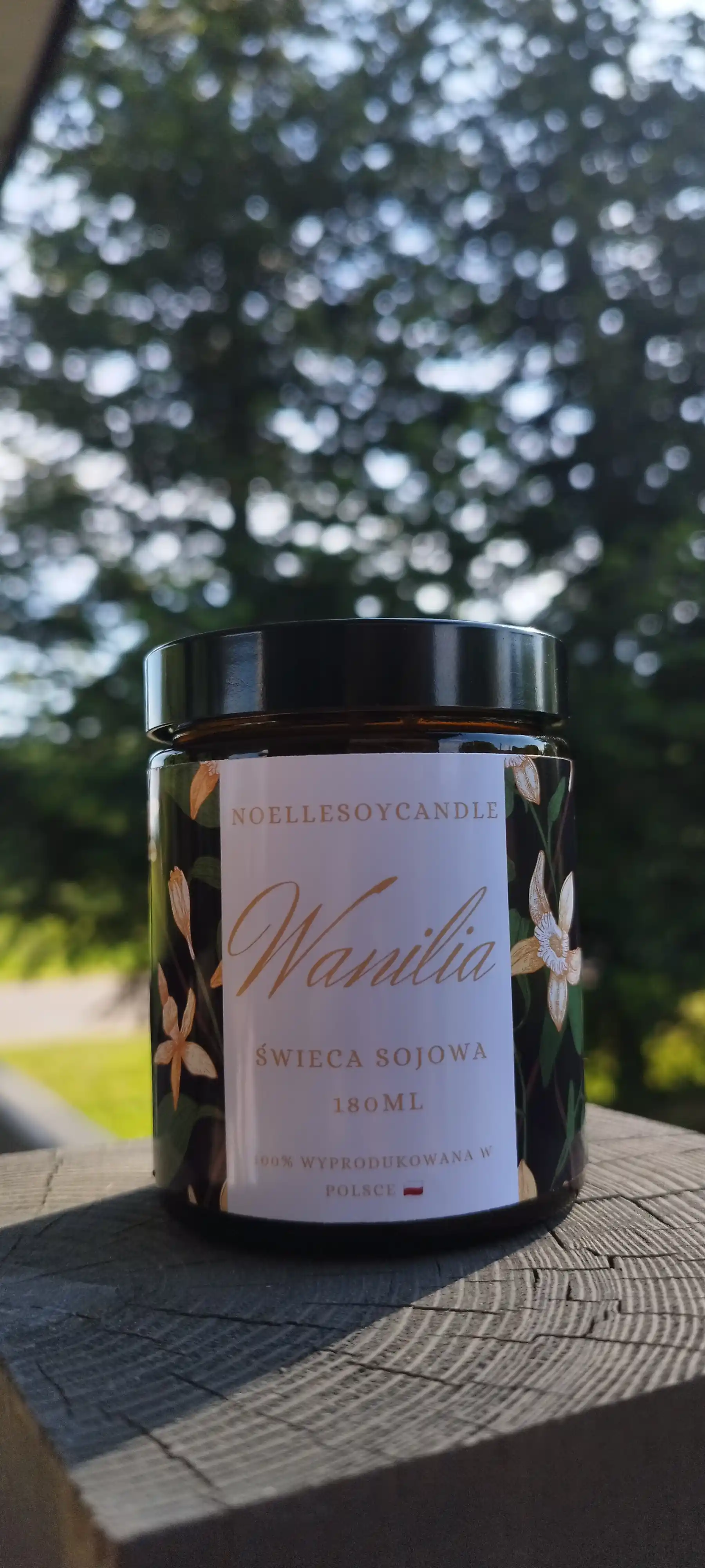 Świeca sojowa zapachowa Wanilia 180ml