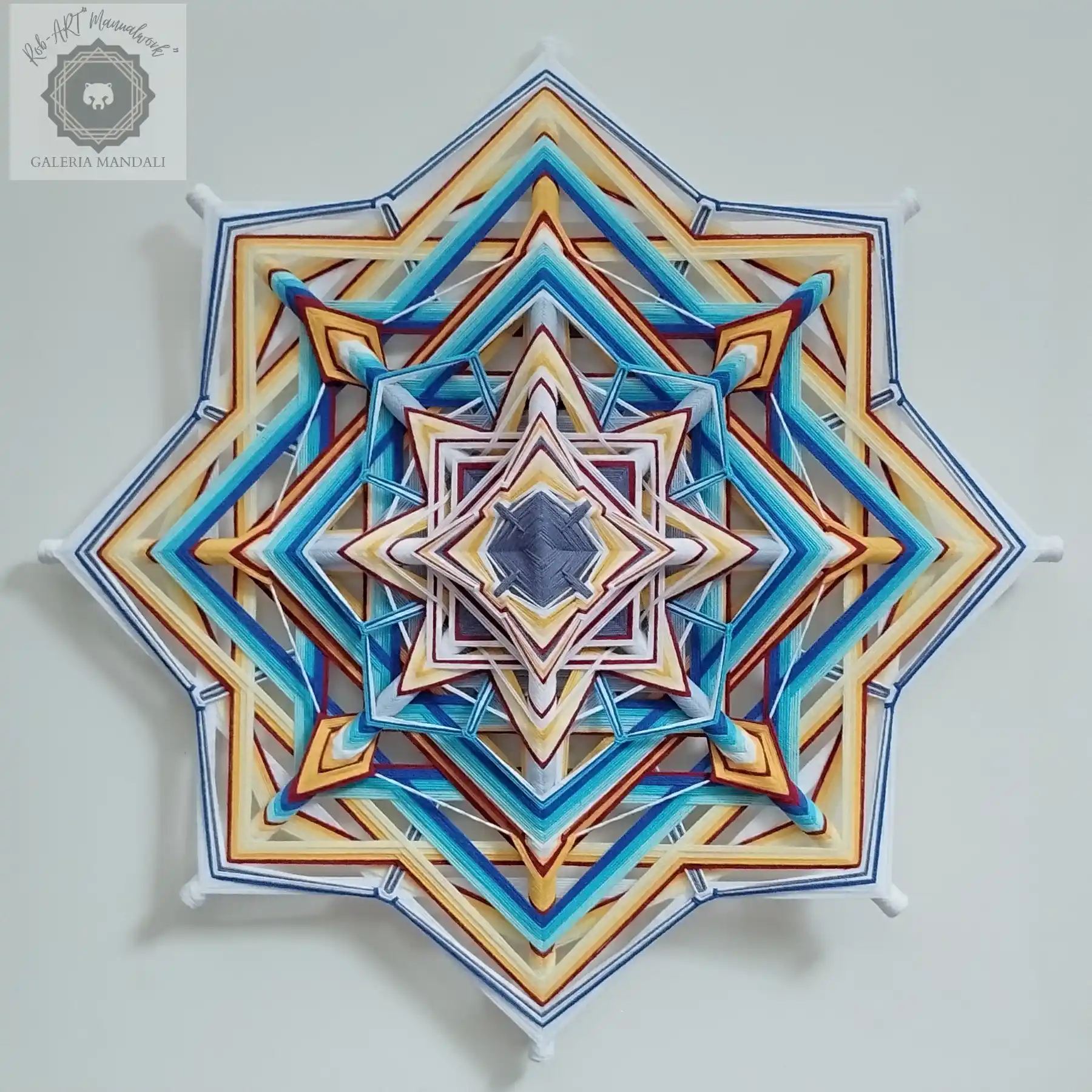 MANDALA -  ŻYWIOŁY - ZIEMI I OGNIA