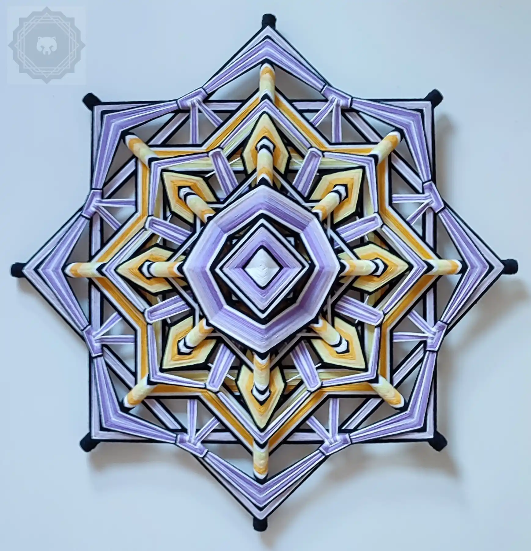 MANDALA - ŻYWIOŁY - ZIEMI I OGNIA