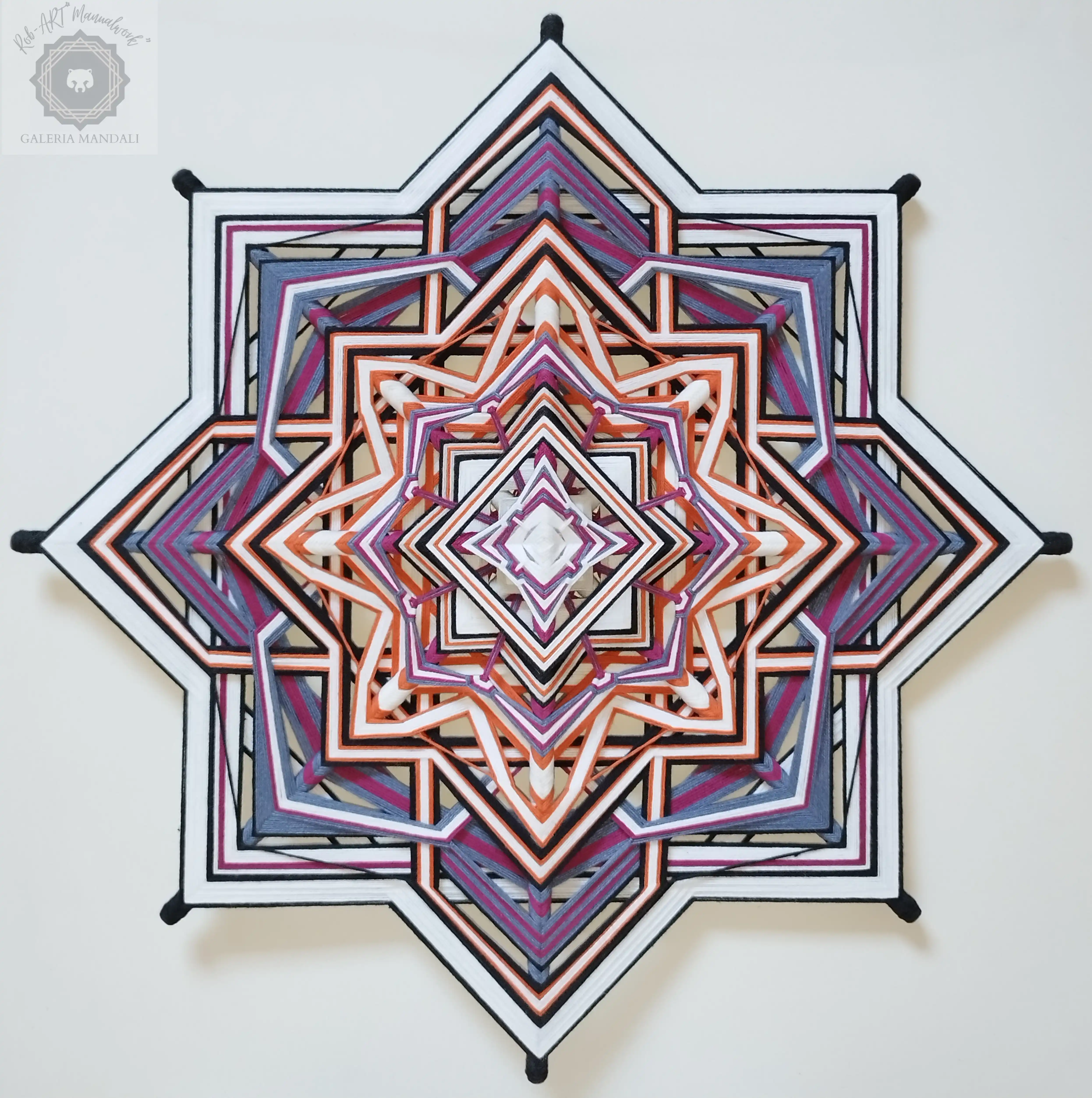 MANDALA - ŻYWIOŁY -  METALU  I  OGNIA