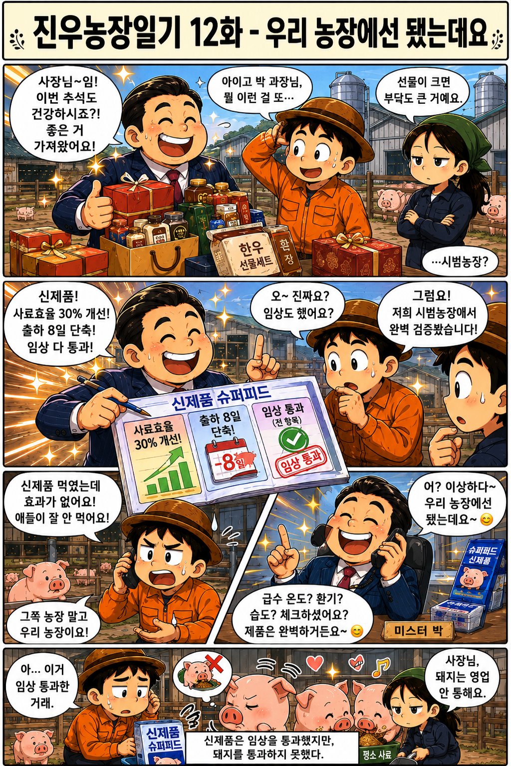 진우농장일기 12화 - 우리 농장에선 됐는데요
