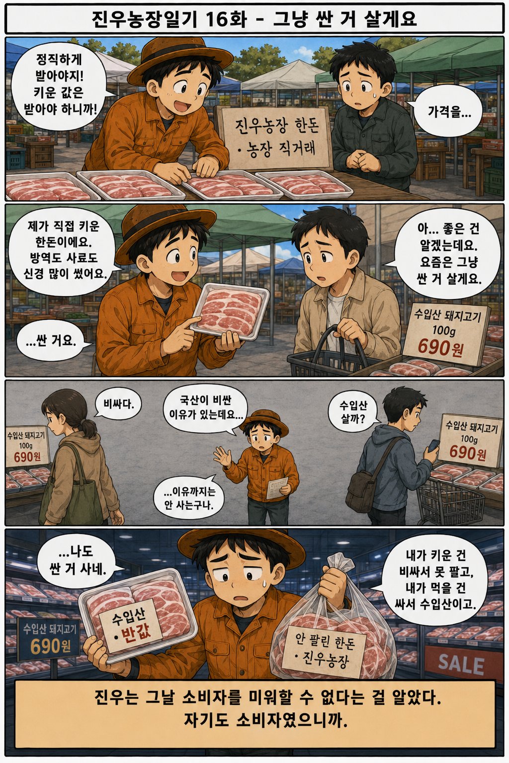 진우농장일기 16화 - 그냥 싼 거 살게요