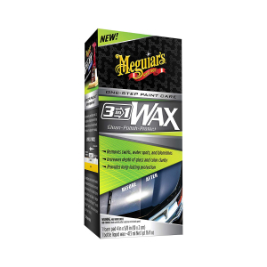 Flydende bilvoks Meguiars 3 in 1 Wax, 473 ml
