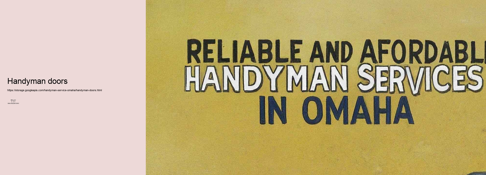 Why Select Our Omaha Handyman Provider for Your Home Repair works?