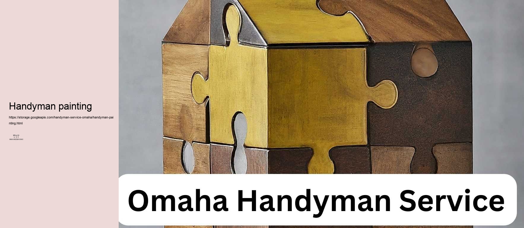 Handyman painting