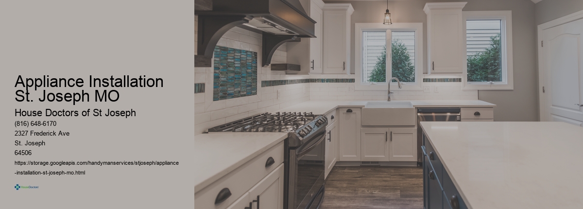 Appliance Installation St. Joseph MO