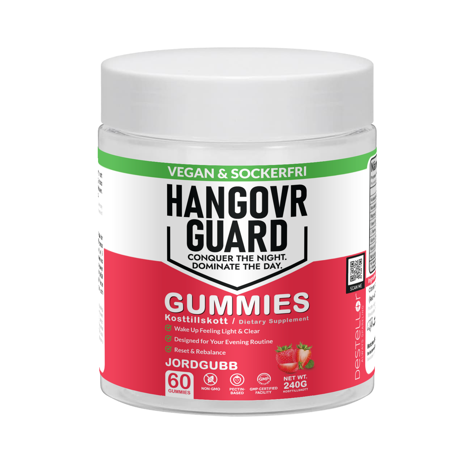 HANGOVR GUARD Vegan Evening-Routine Gummies Bottle