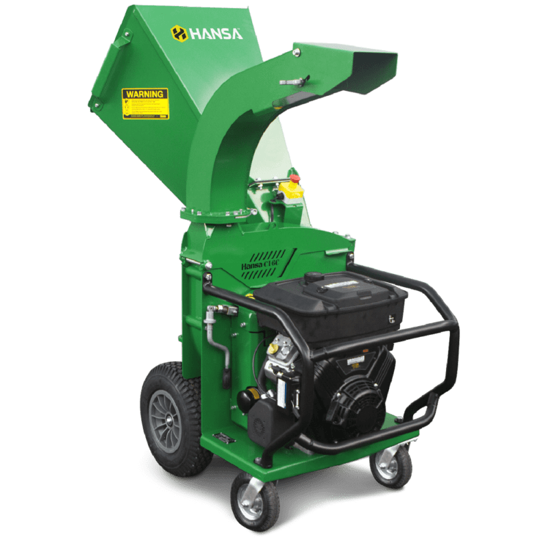 C16 C Wood Chipper. Black engine