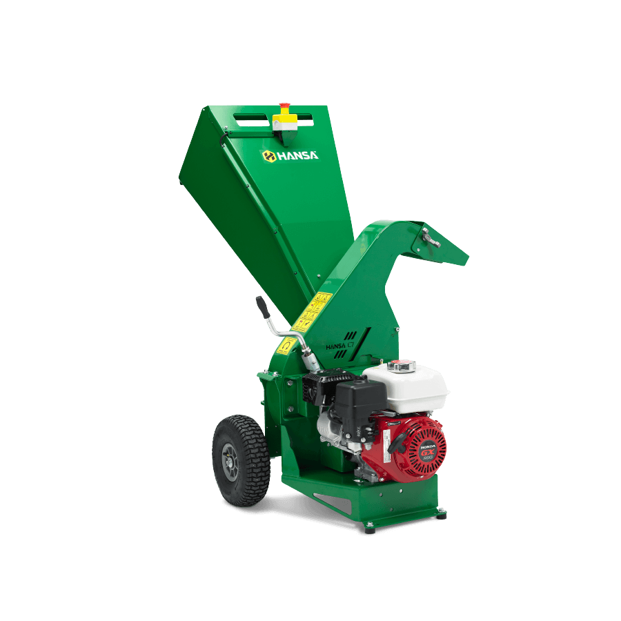 C7 wood chipper. Standing