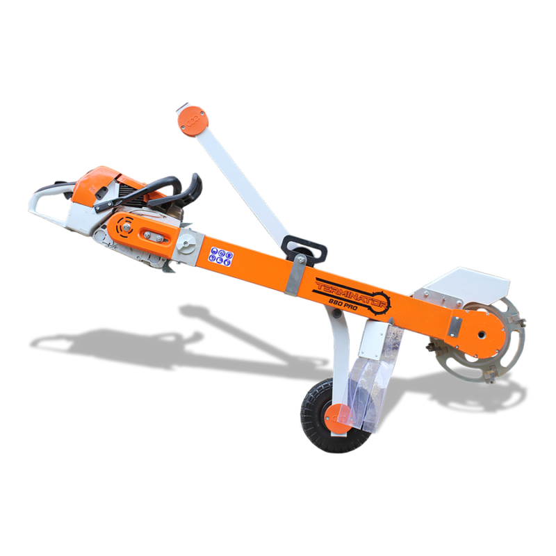 Stump Grinder Attachment. Orange