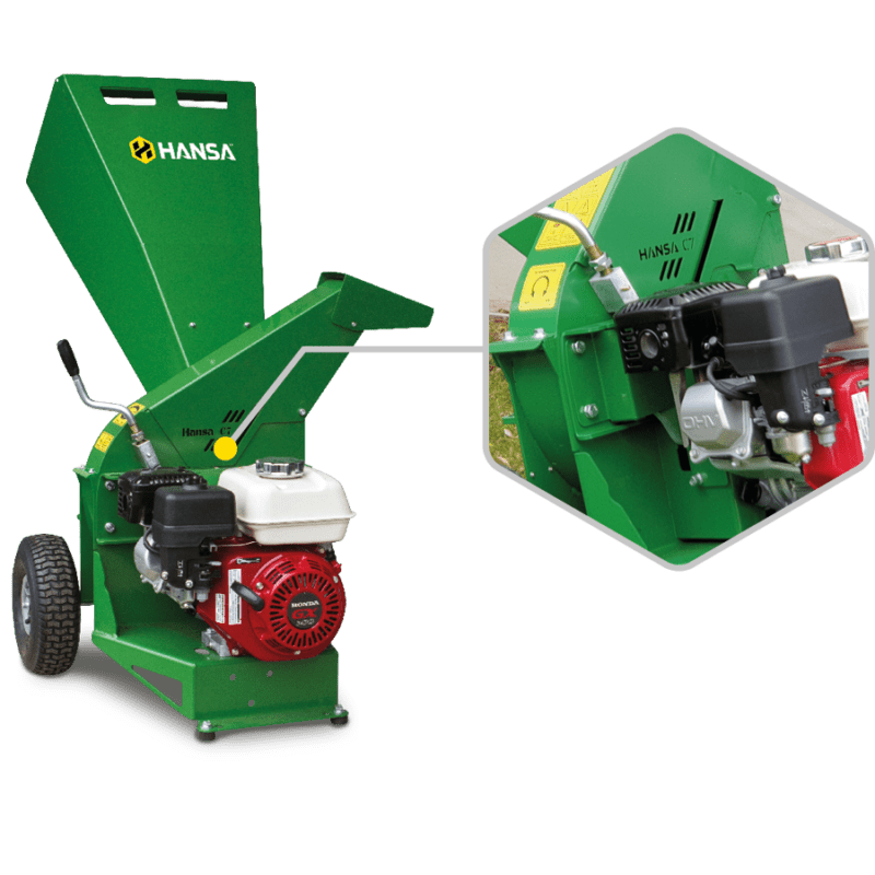 C7 HANSA Wood Chipper for home gardens