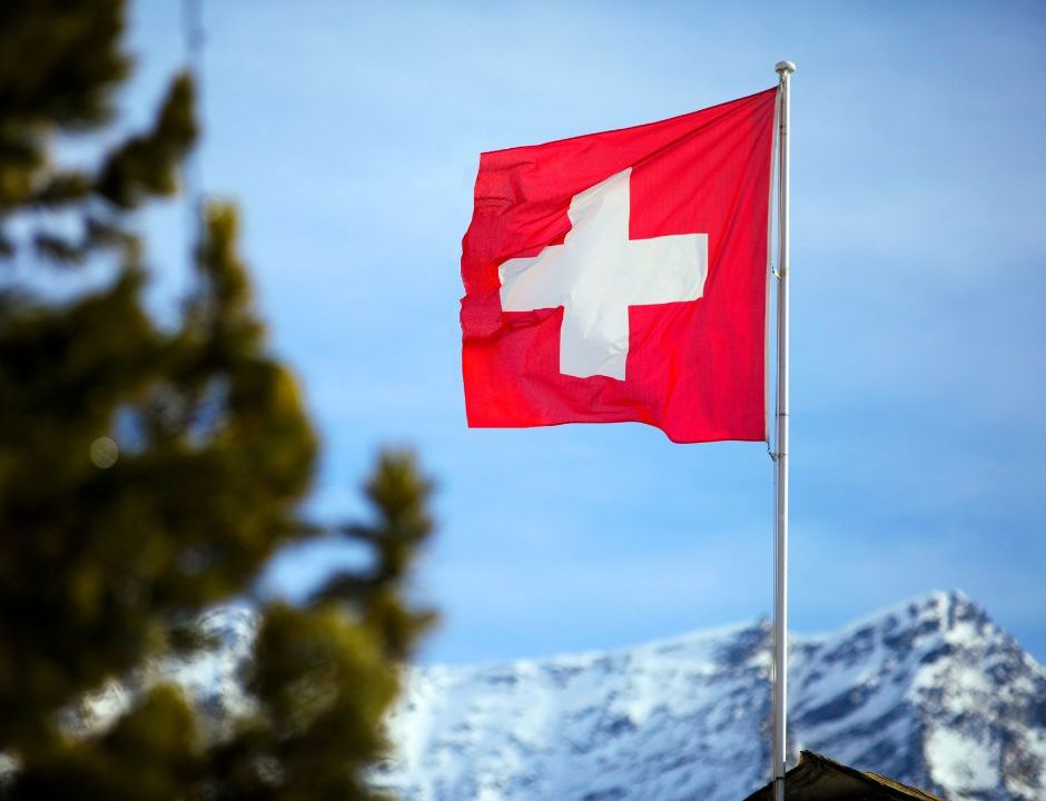 Swiss flag used as an image for article to show that Hansa Products are available in Switzerland