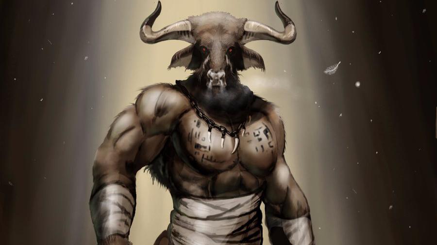 Quái vật Minotaur là quái vật trong thần thoại..