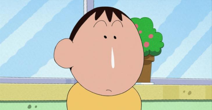Cu Bo bạn của Shin có tật hay chảy nước mũi. Vậy khi Bo sung sướng, nước mũi bạn ấy sẽ như thế nào?