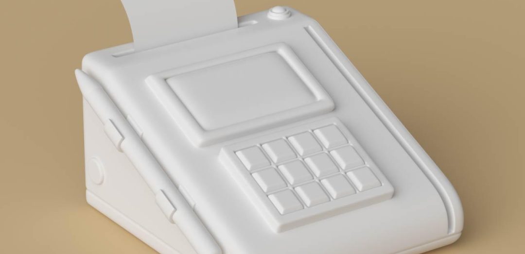 3D Credit Card Machine Model | The Happy Toolbox