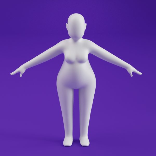 3D 06 Hefty Woman Model | The Happy Toolbox