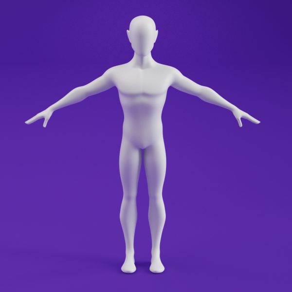 3D 07 Base Man Model | The Happy Toolbox