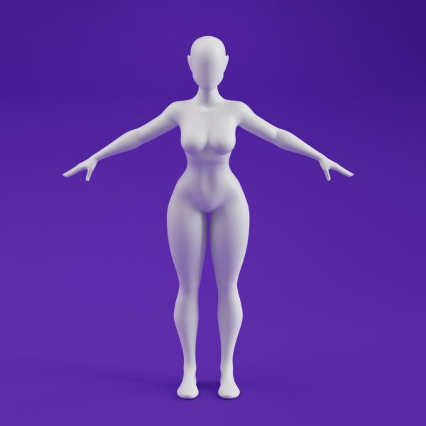 3D 10 Hero Woman Model | The Happy Toolbox