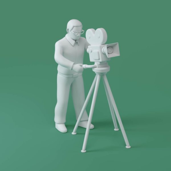 3D 24 Camera Man Model | The Happy Toolbox
