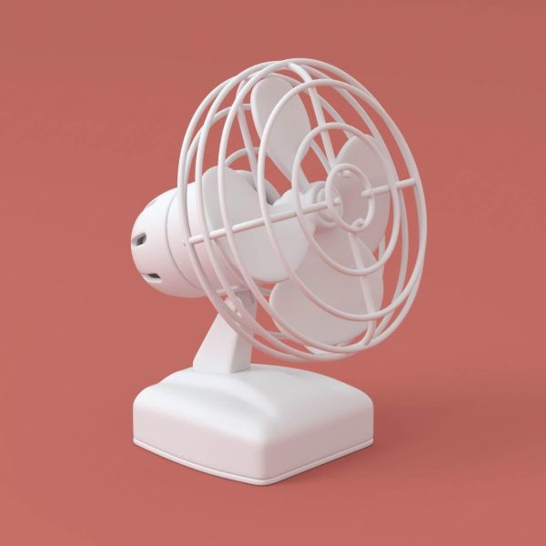 3D Desk Fan Model | The Happy Toolbox