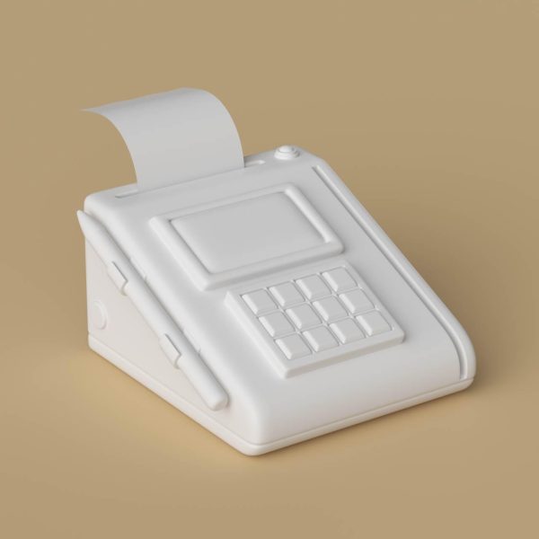 3D Credit Card Machine Model | The Happy Toolbox
